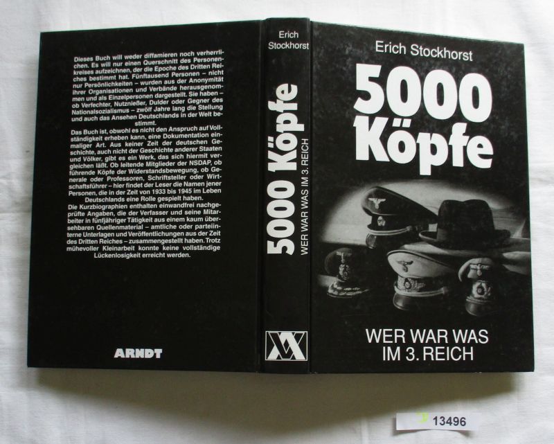 5000 Köpfe Wer war was im 3. Reich - Sonderausgabe - Erich Stockhorst